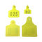 Barcode Rfid passiver Logo Printing Uhf Animal Ear etikettiert