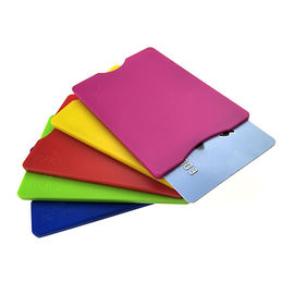 Dauerhafte harte Plastik-ABS RFID, die Karten-Ärmel-farbenreichen Offsetdruck blockiert