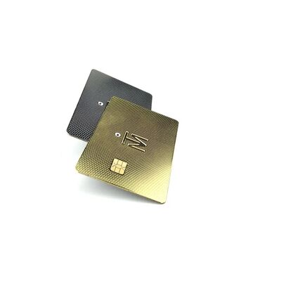 NFC-Metallbusinesskarte NTAG216 888 Bytes 13.56MHz RFID-Visitenkarte aus Edelstahl
