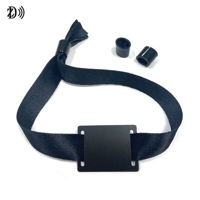 Benutzerdefiniertes NFC 13,56MHz Einweg-Stoffarmband S50 Chip RFID-Armband für Event-Party-Zugangskontrolle