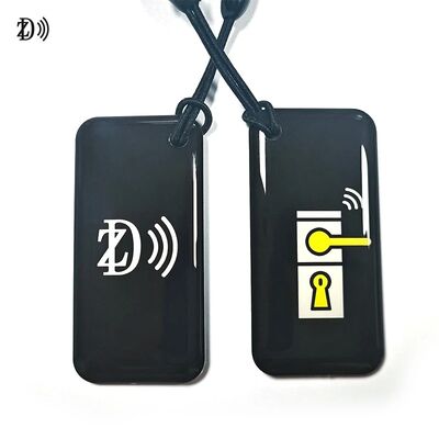 Wasserdichtes kundenspezifisches Design Programmierbares MIFARE Classic EV1 1K/4K NFC RFID Epoxyschlüsselbund für Zugangskontrolle Schlüsseltag