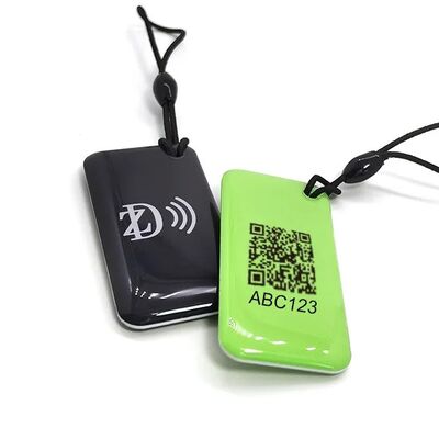 Wasserdichtes kundenspezifisches Design Programmierbares MIFARE Classic EV1 1K/4K NFC RFID Epoxyschlüsselbund für Zugangskontrolle Schlüsseltag
