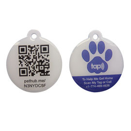 Umweltfreundlicher QR-Code Druck kundenspezifische Größe NFC RFID Epoxytag